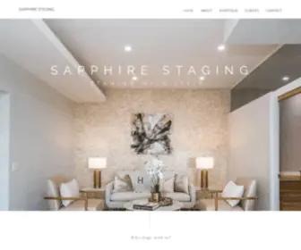 Sapphirestaging.com(Luxury Home Staging) Screenshot