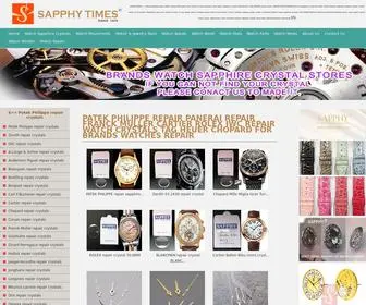 Sapphytimes.com(Richard Mille RM11 IWC Patek Philipperepair sapphire crystal wholesalersOEM/ODM prices) Screenshot
