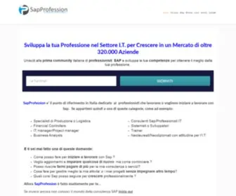 Sapprofession.com(Una Carriera di Successo nel Settore I.T) Screenshot