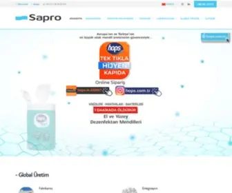 Sapro.com.tr(Sapro Temizlik Ürünleri) Screenshot