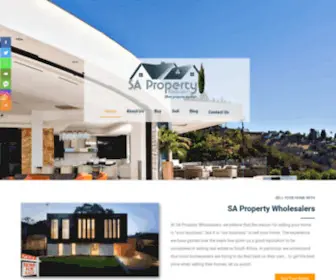 Sapropertywholesalers.co.za(We are your property partner) Screenshot