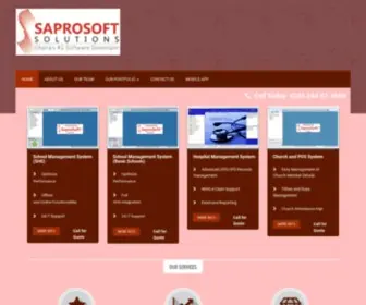 Saprosoft.net(SaproSoft Solutions) Screenshot