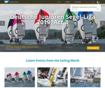Sapsailing.com(SAP Sailing) Screenshot
