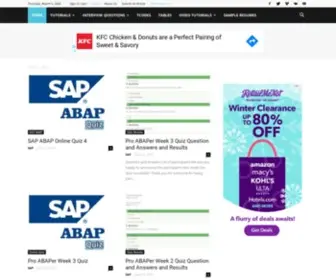 Sapsimplified.com(SAP Tutorials) Screenshot