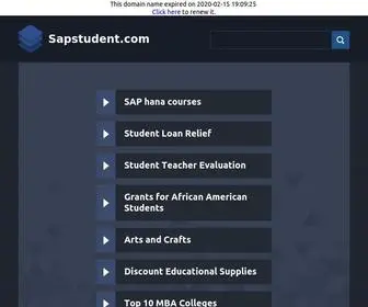 Sapstudent.com(Sapstudent) Screenshot