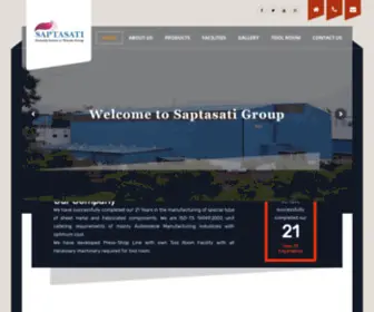 Saptasati.com(Formerly Known as Warade Group) Screenshot