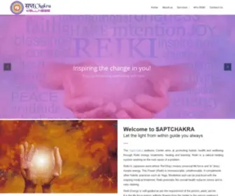 Saptchakra.com(Reiki Healer) Screenshot