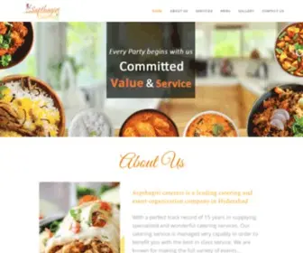 Sapthagiricaterers.com(Sapthagiri Caterers) Screenshot