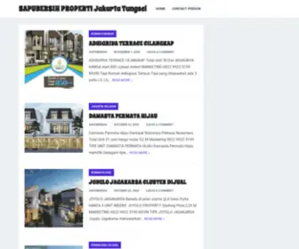 Sapubersih.com(SAPUBERSIH PROPERTI Jakarta Tangsel) Screenshot