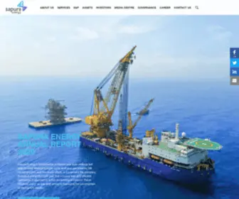 Sapurakencana.com(Global Oil and Gas Service Provider) Screenshot