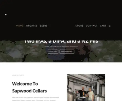Sapwoodcellars.com(Sapwoodcellars) Screenshot