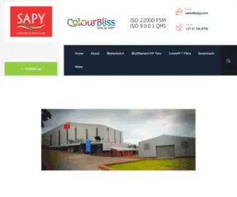 Sapy.com(South African Polypropylene Yarns) Screenshot