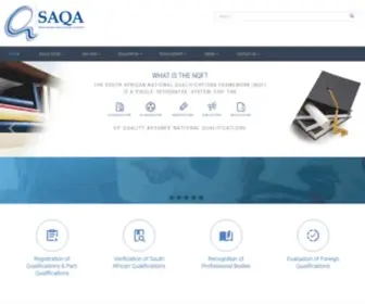 Saqa.co.za(SAQA (South African Qualifications Authority)) Screenshot