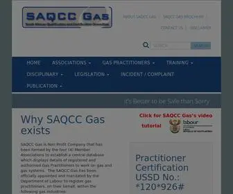 SaqCcgas.co.za(SAQCC Gas) Screenshot
