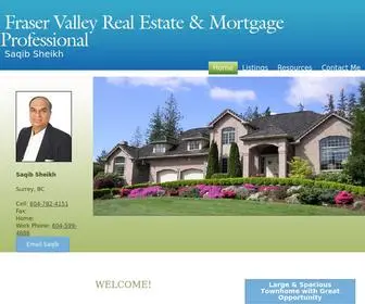 Saqibsheikh.com(Surrey Real Estate) Screenshot