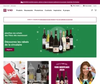 Saq.qc.ca(Découvrez la sélection de vins) Screenshot