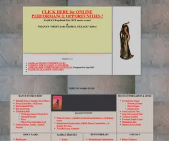 SaqRa.net(Belly dance classes) Screenshot