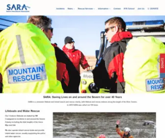 Sara-Rescue.org.uk(Severn Area Rescue Association) Screenshot