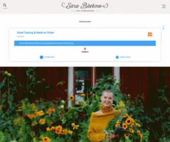 Sarabackmo.no(Sara Bäckmo) Screenshot