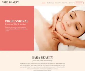 Sarabeauty.co.uk(SARA BEAUTY) Screenshot