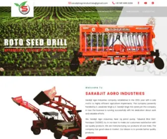 Sarabjitagro.com(Sarabjit Agro Industries) Screenshot