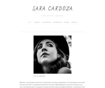 Saracardoza.com(Sara Cardoza) Screenshot