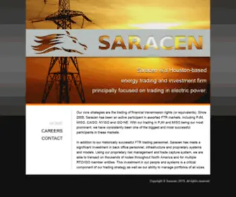 Saracenenergy.com(Energy Trading Firm Houston) Screenshot