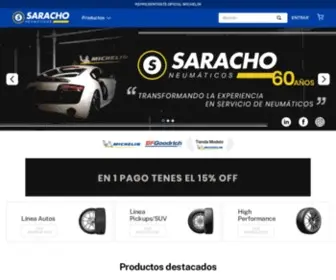 Sarachoneumaticos.com.ar(Saracho Neumáticos) Screenshot