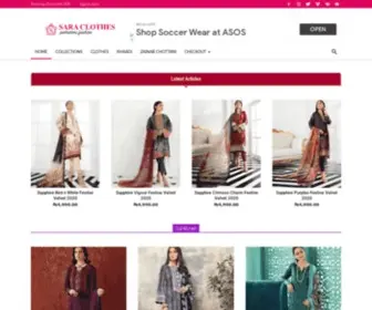 Saraclothes.com(Sara Clothes) Screenshot