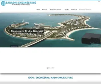 Saradhiengineering.com(Strip Bridge Seal Expansion Joints) Screenshot