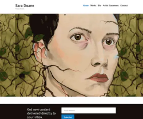 Saradoane.com(Fine Art by Sara Doane) Screenshot