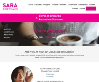 Saraforwomen.ca(Sara For Women) Screenshot