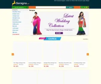 Saragna.com(Online Women Cloth Shopping in India) Screenshot