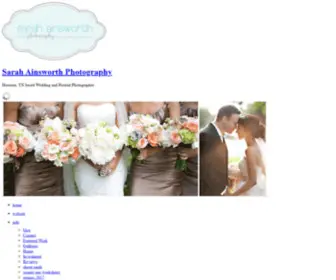 Sarahainsworthblog.com(Sarah Ainsworth Photography) Screenshot