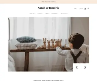 Sarahandbendrix.com(Sarah & Bendrix/ Natural Wooden Toys) Screenshot