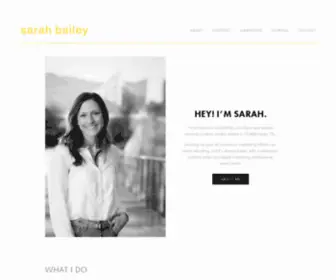 Sarahbailey.com(Sarah Bailey) Screenshot