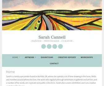 Sarahcannell.com(PAINTER) Screenshot