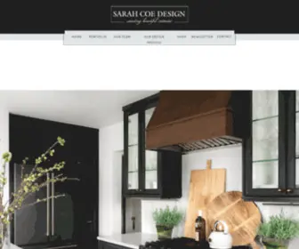 Sarahcoedesign.com(View the following work by Sarah Coe Design) Screenshot