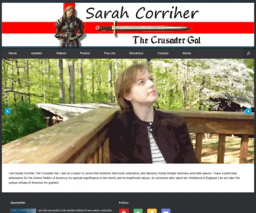 Sarahcorriher.com(Sarah Corriher) Screenshot