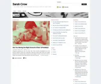 Sarahcrow.com(Sarah Crow) Screenshot