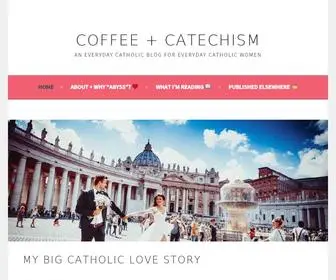 Sarahecarey.com(An everyday catholic blog for everyday catholic women) Screenshot