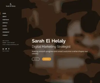 Sarahelhelaly.com(Sarah El Helaly) Screenshot