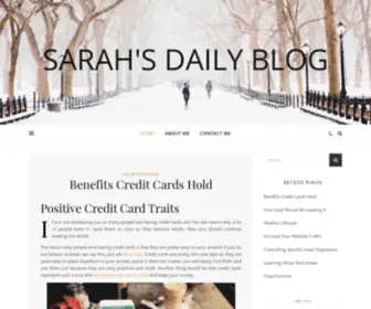 Sarahetc.com(Sarah's Daily Blog) Screenshot