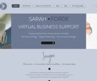 Sarahforde.co.uk(Business support) Screenshot