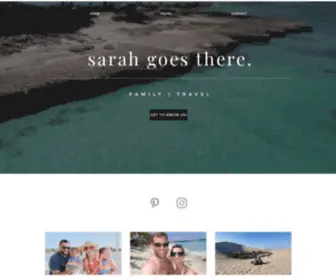 Sarahgoesthere.com(The Nest and Beyond) Screenshot