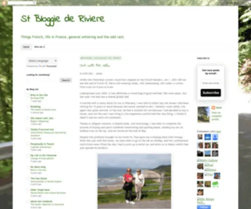 Sarahhague.com(St Bloggie de Riviere) Screenshot