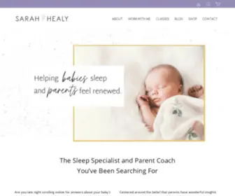 Sarahhealysleep.com(Sarah Healy Sleep) Screenshot