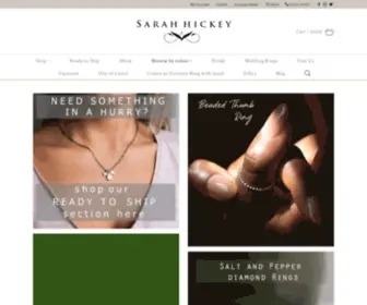 Sarahhickey.co.uk(Hand-forged Jewellery made in Northumberland) Screenshot