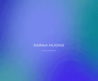 Sarahhuong.com(Sarah Huong) Screenshot