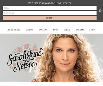 SarahJanenelson.com(Nashville Americana Country Singer/Songwriter) Screenshot